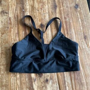 Aerie black low impact sports bra